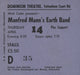 Manfred Mann's Earth Band Somewhere In Europe 1983 + Ticket Stub UK tour programme 5EVTRSO840888