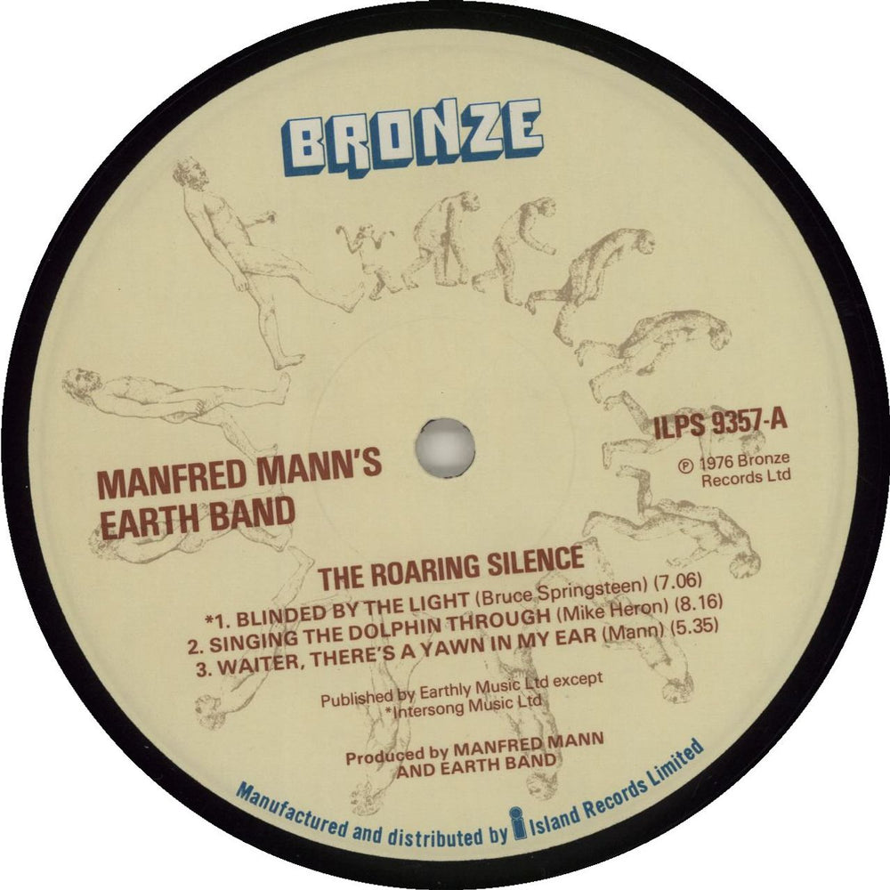 Manfred Mann's Earth Band The Roaring Silence UK vinyl LP album (LP record) 5EVLPTH171436