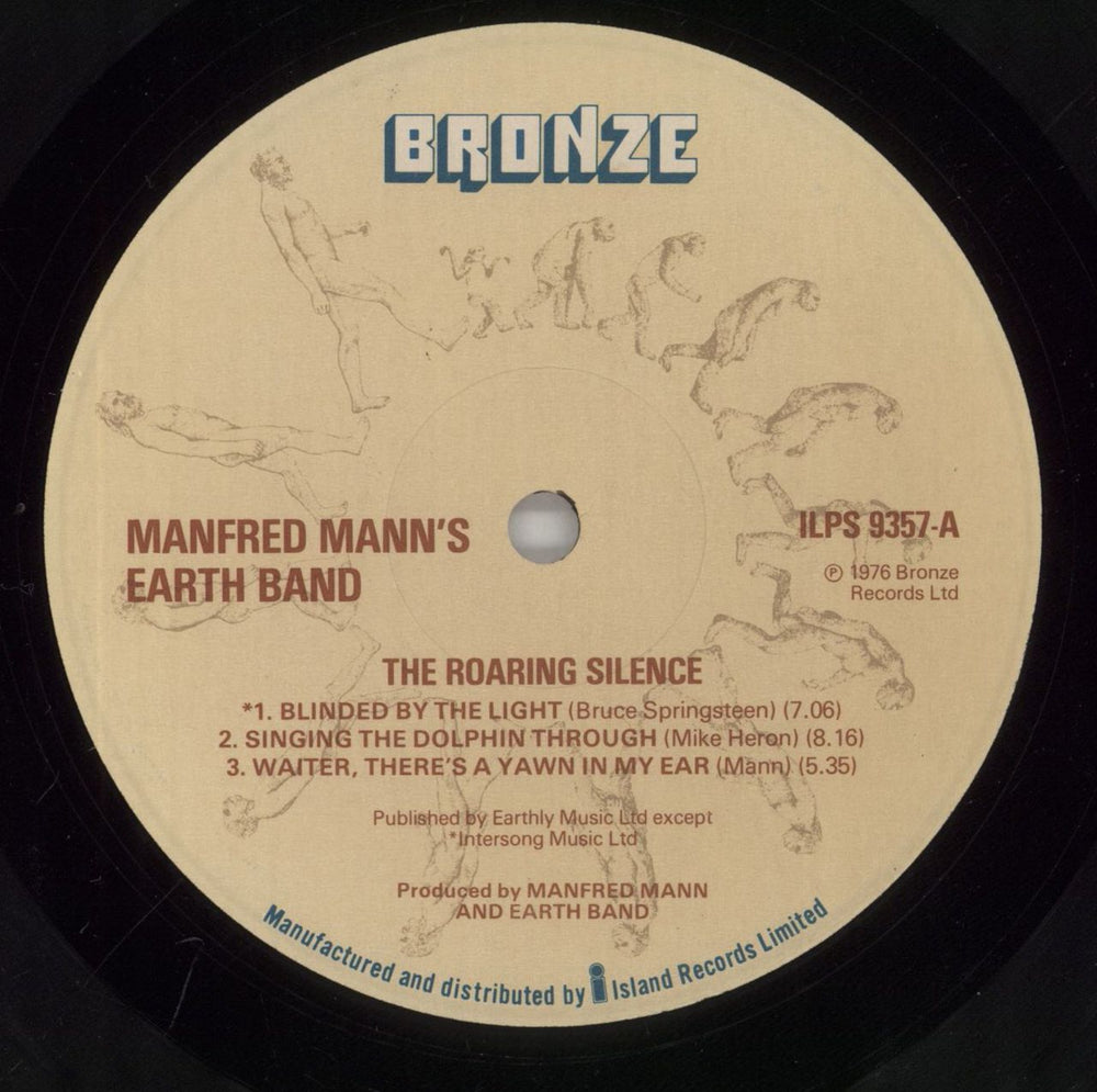Manfred Mann's Earth Band The Roaring Silence UK vinyl LP album (LP record) 5EVLPTH171436