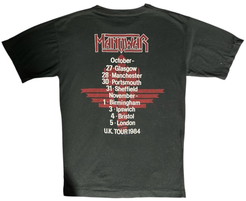 Manowar Sign Of The Hammer '84 - Vintage Original UK t-shirt
