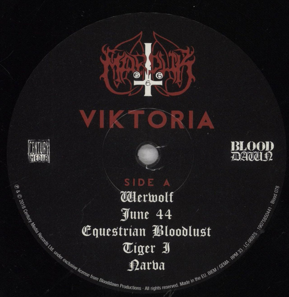 Marduk Viktoria - 180g UK vinyl LP album (LP record) OF9LPVI841876