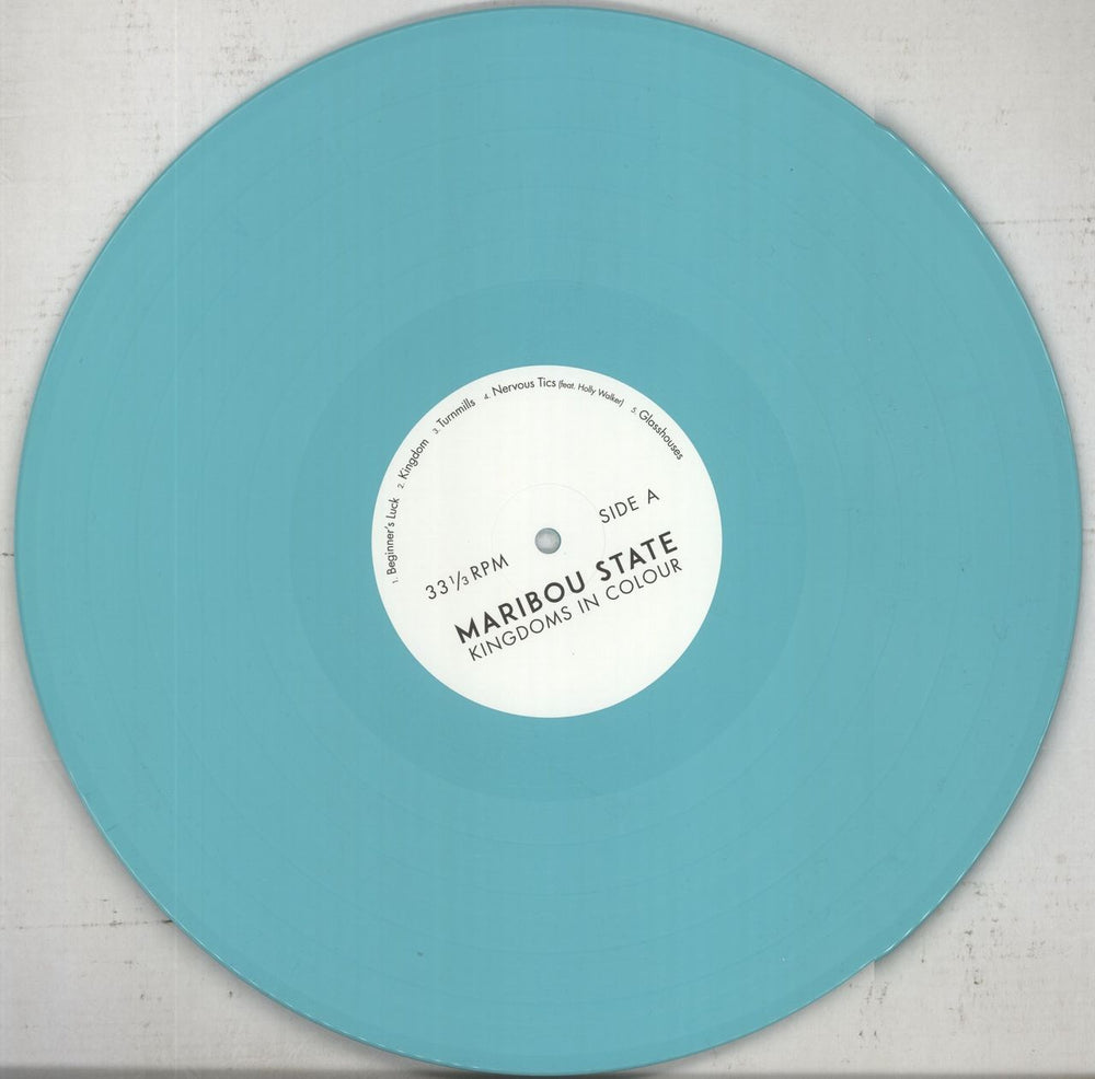 Maribou State Kingdoms In Colour - 180gm - Turquoise Vinyl UK vinyl LP album (LP record) 4E1LPKI852081