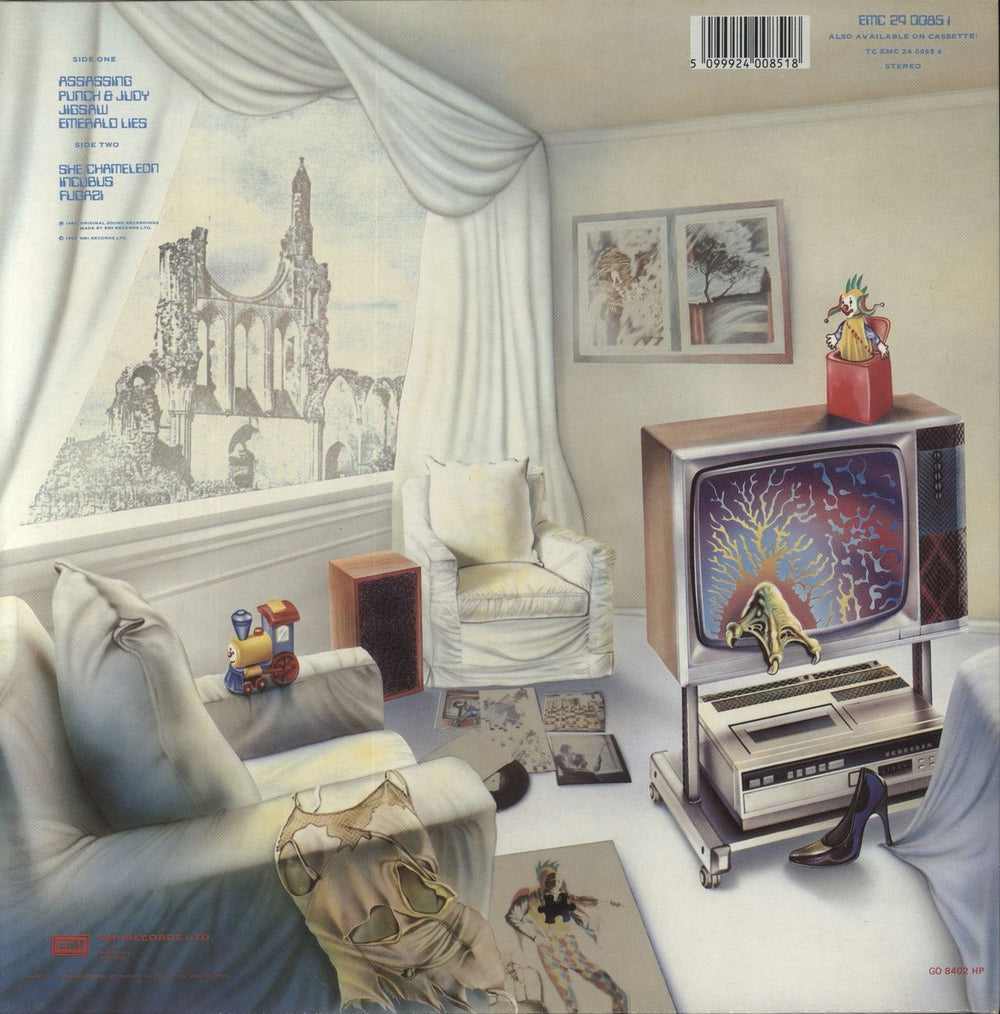 Marillion Fugazi - Test Press - Autographed UK vinyl LP album (LP record) 5099924008518