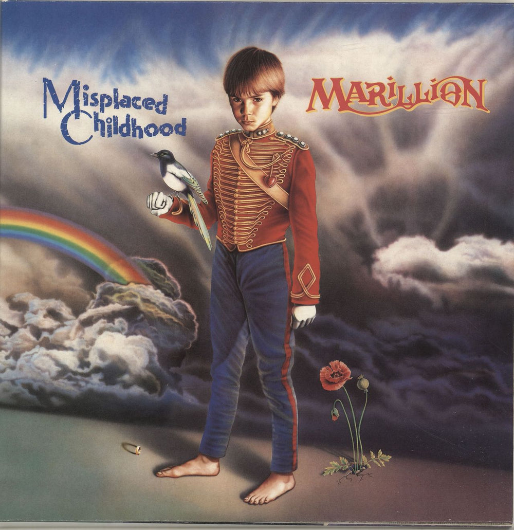 Marillion Misplaced Childhood + Merchandise Form UK vinyl LP album (LP record) MRL2