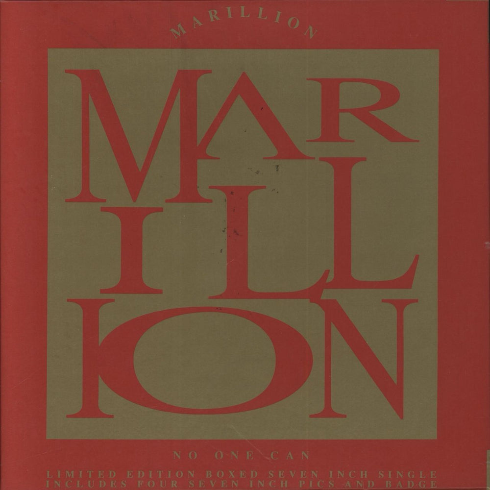 Marillion No One Can UK 7" single box set MARILS14