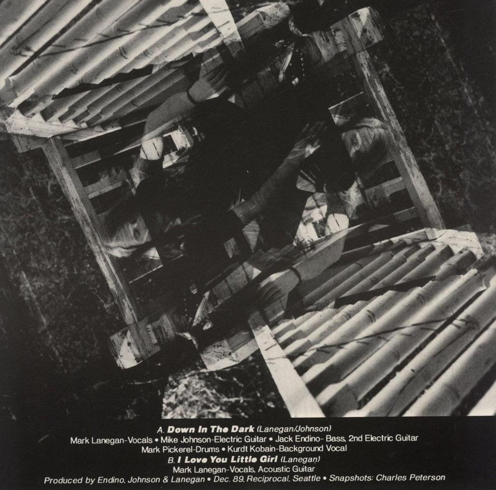 Mark Lanegan Down In The Dark German 7" vinyl single (7 inch record / 45)