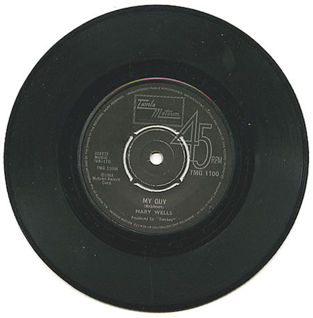 Mary Wells My Guy UK 7" vinyl single (7 inch record / 45) TMG1100