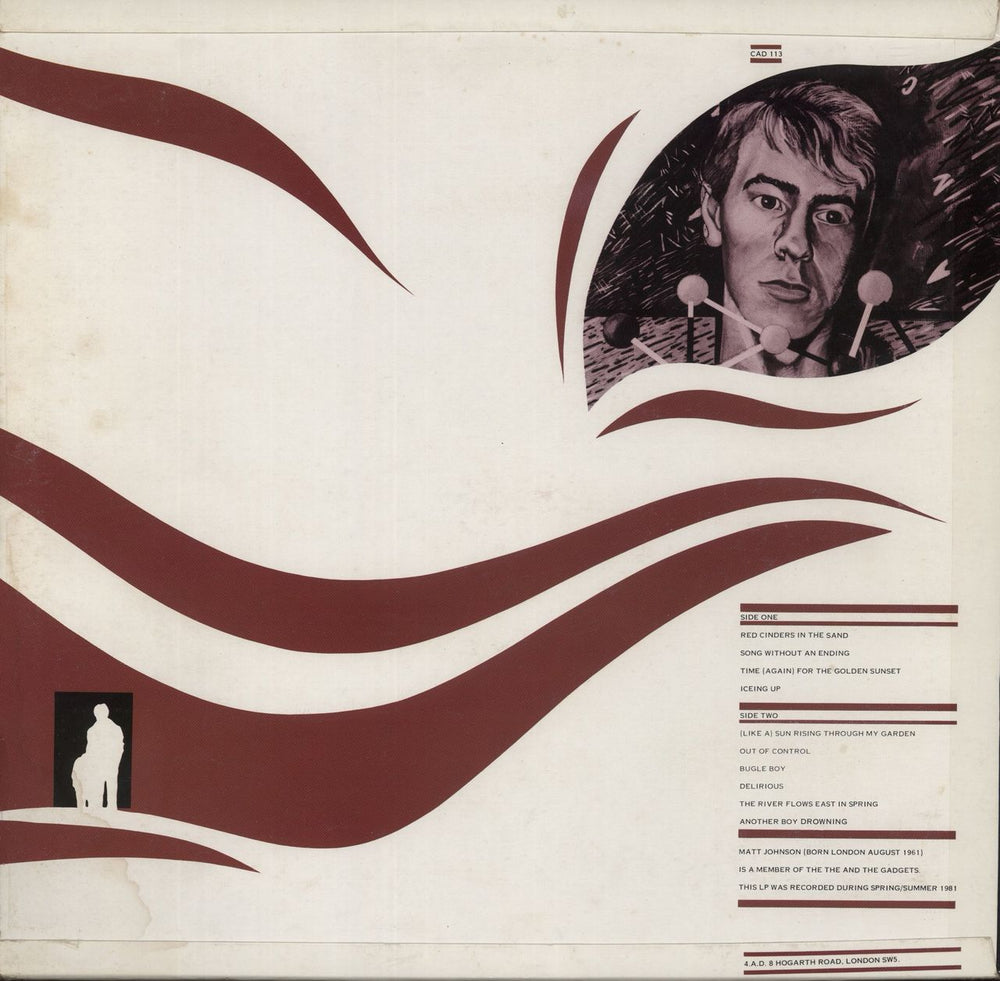 Matt Johnson Burning Blue Soul - 1st UK vinyl LP album (LP record)