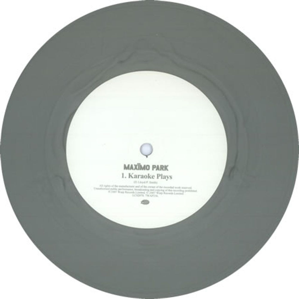 Maximo Park Karaoke Plays UK 7" vinyl single (7 inch record / 45) MD807KA421088