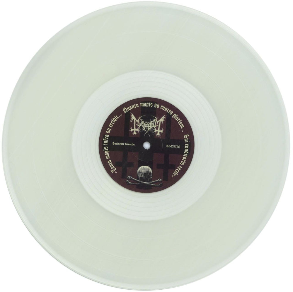 Mayhem Wolf's Lair Abyss - Clear vinyl Dutch vinyl LP album (LP record) NVYLPWO868494