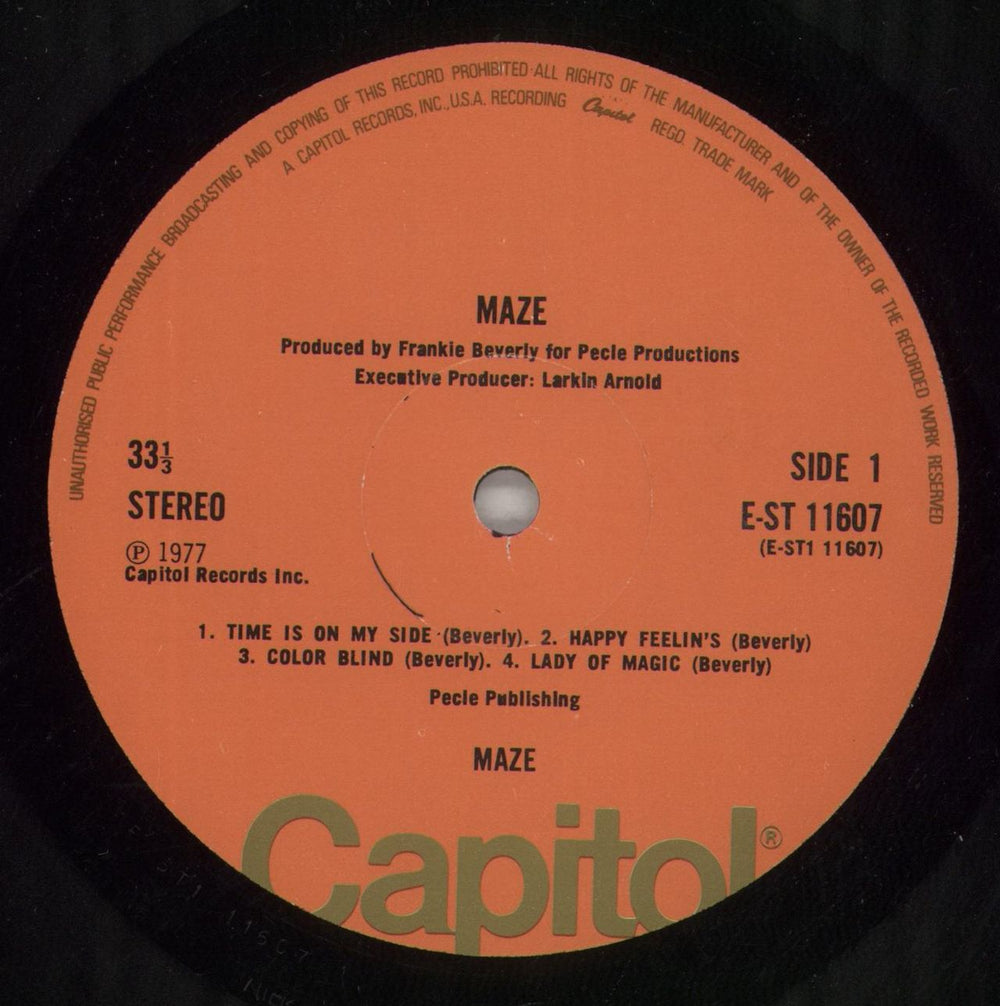 Maze Maze Featuring Frankie Beverly UK vinyl LP album (LP record) M.ZLPMA870856
