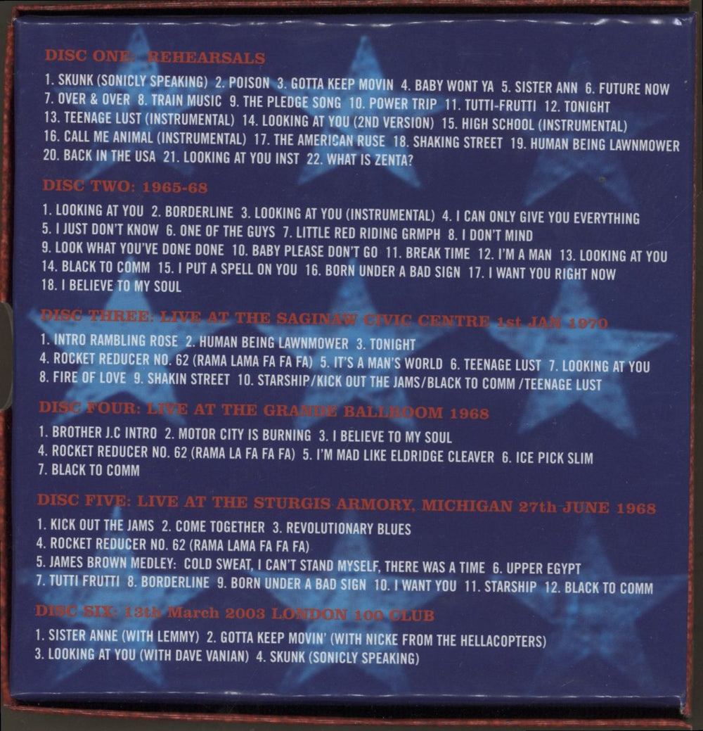 MC5 Purity Accuracy UK box set 823566500223