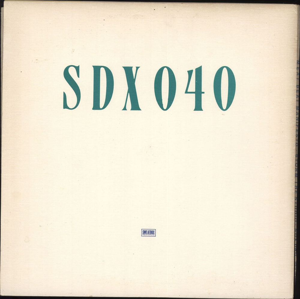 Meat Beat Manifesto Storm The Studio UK 12" vinyl single (12 inch record / Maxi-single) MBM12ST174419