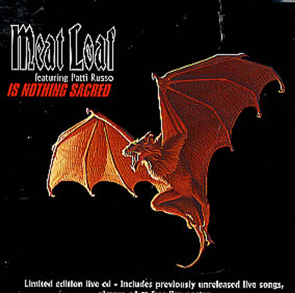 Meat Loaf Is Nothing Sacred European CD single (CD5 / 5") VSCDX1734