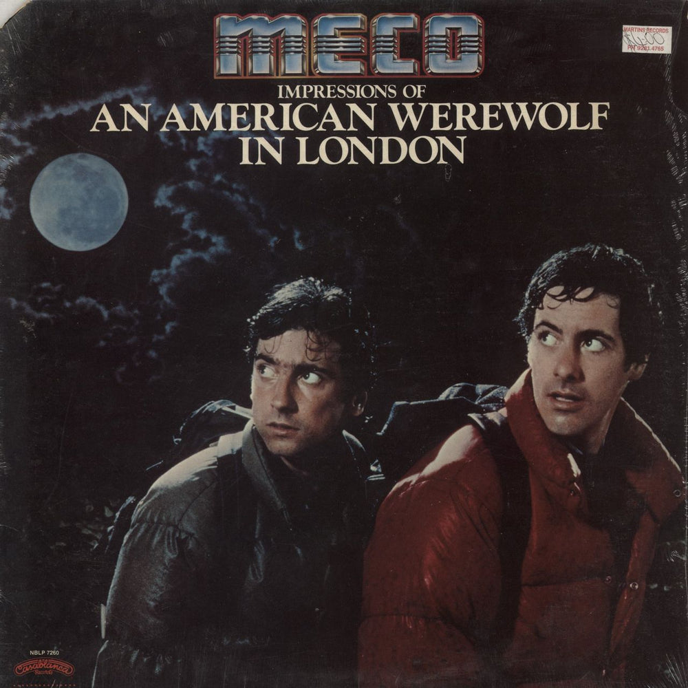Meco Impressions Of An American Werewolf In London US vinyl LP album (LP record) NBLP7260