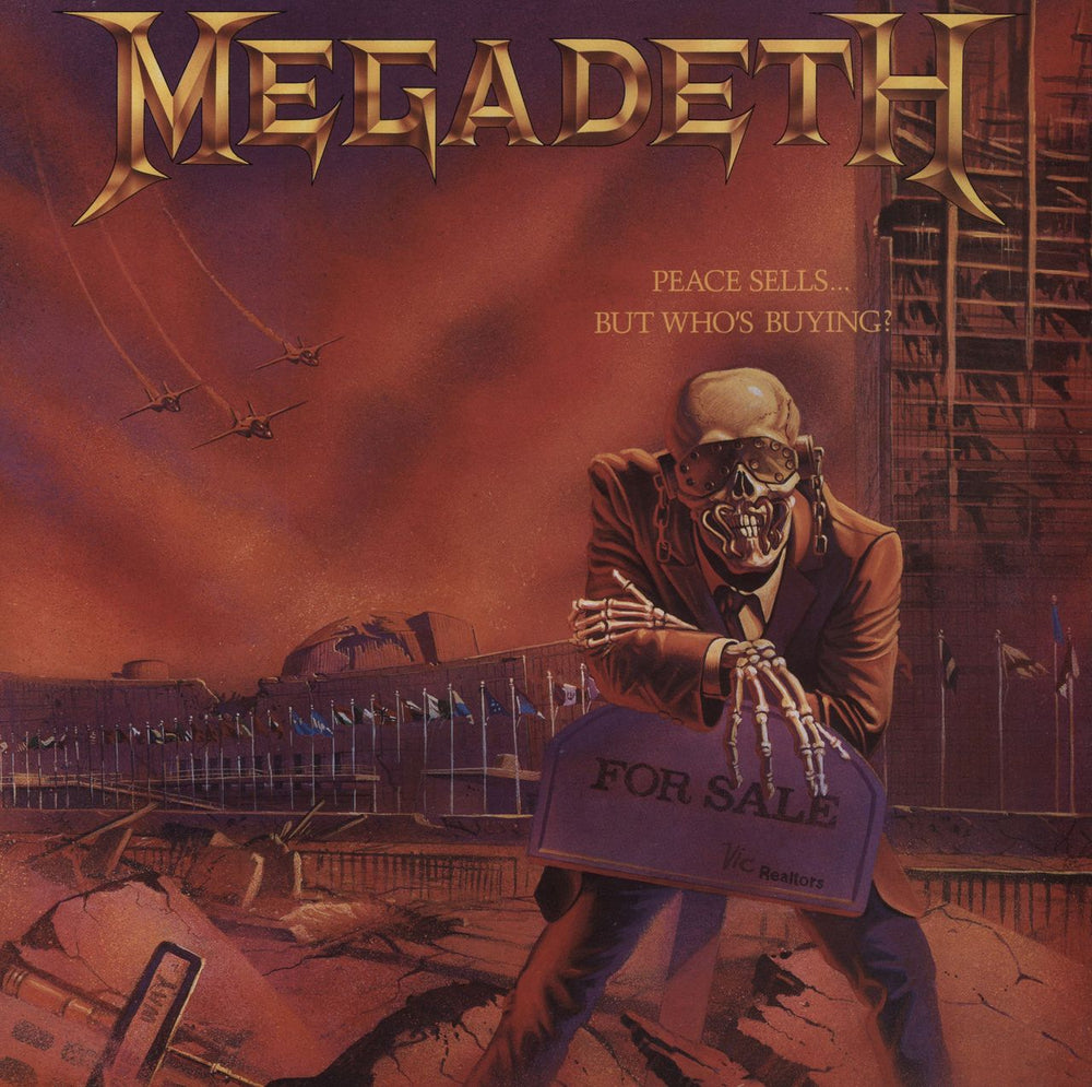 Megadeth Peace Sells... But Who's Buying UK vinyl LP album (LP record) EST2022