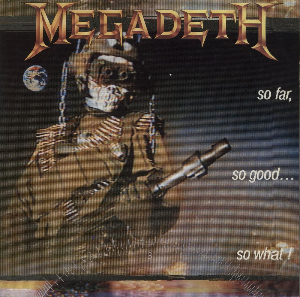 Megadeth So Far, So Good... So What! - EX Dutch vinyl LP album (LP record) 7481481