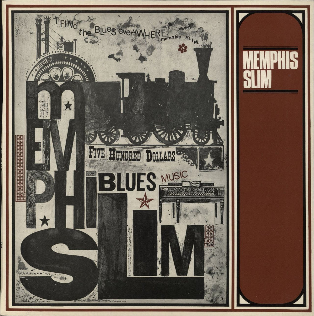 Memphis Slim Memphis Slim UK vinyl LP album (LP record) T394