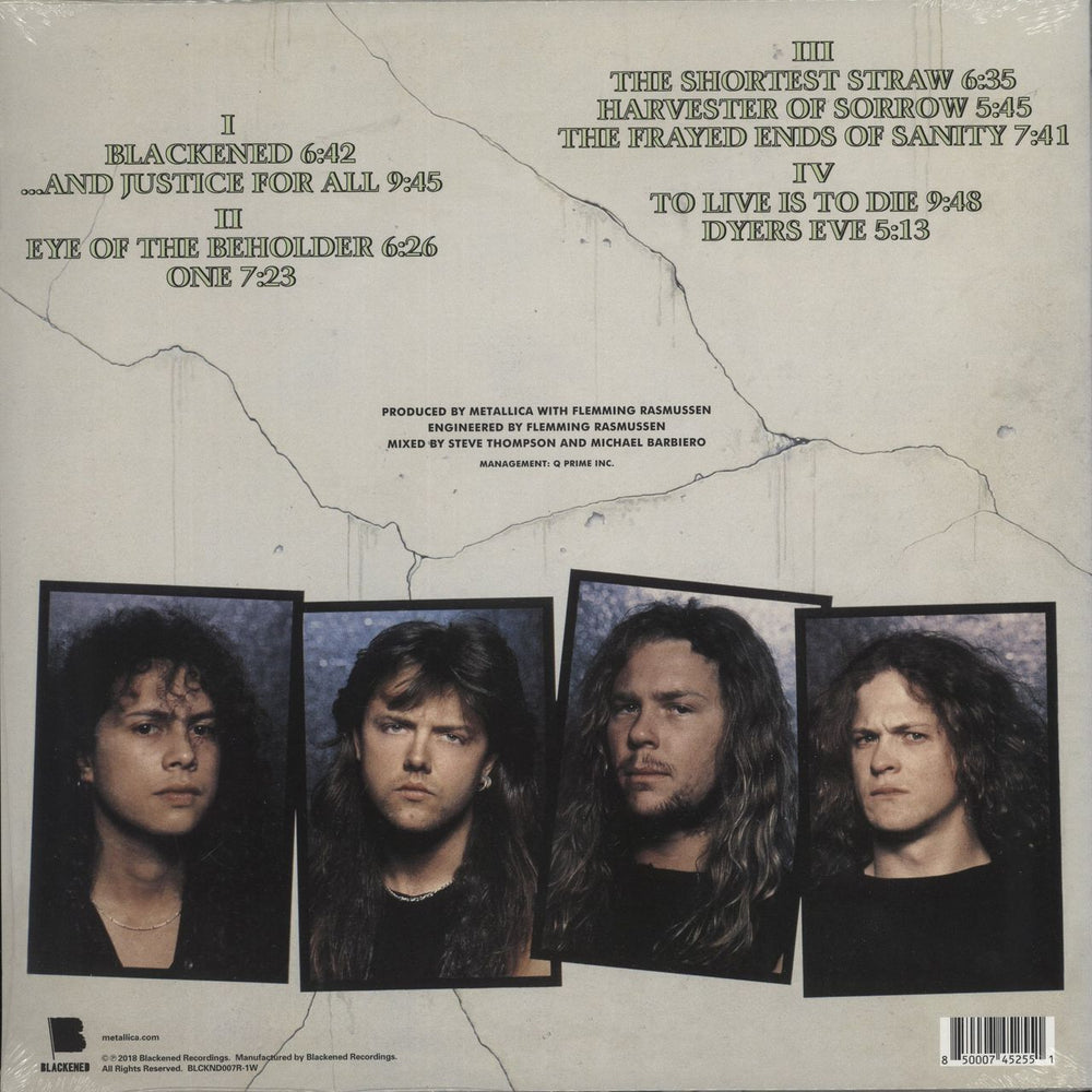 Metallica ...And Justice For All - Dyers Green Vinyl - Sealed US 2-LP vinyl record set (Double LP Album) 850007452551