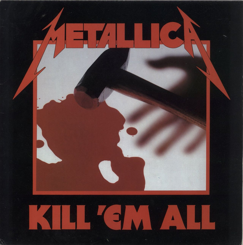Metallica Kill 'Em All - VG UK vinyl LP album (LP record) MFN7