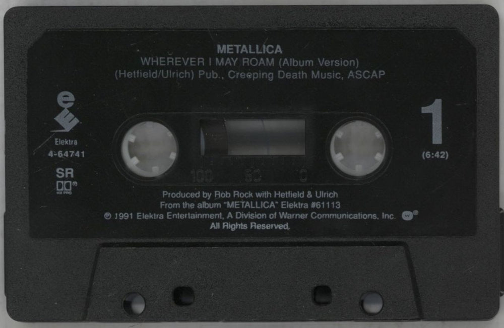 Metallica Wherever I May Roam US cassette single METCSWH06355