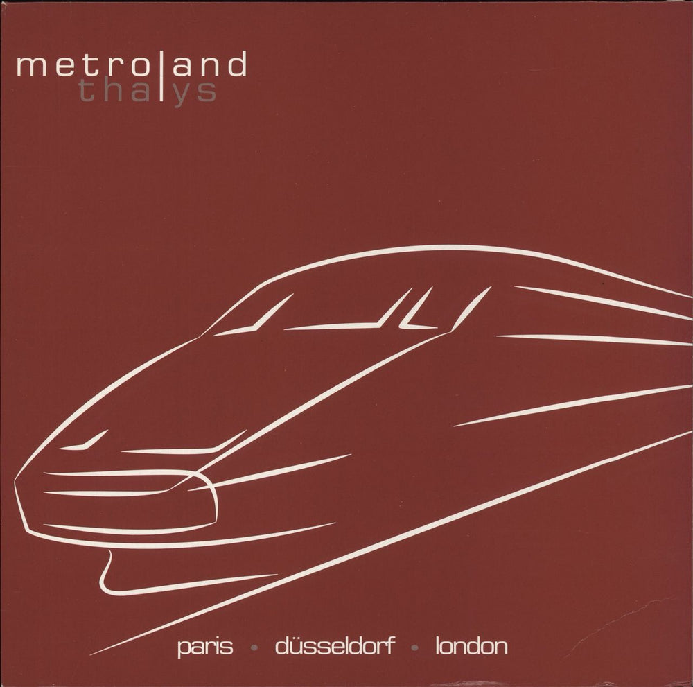 Metroland Thalys Belgian 12" vinyl single (12 inch record / Maxi-single) V.GAP.005