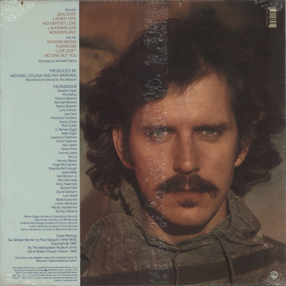 Michael Franks Objects Of Desire - shrink US vinyl LP album (LP record)