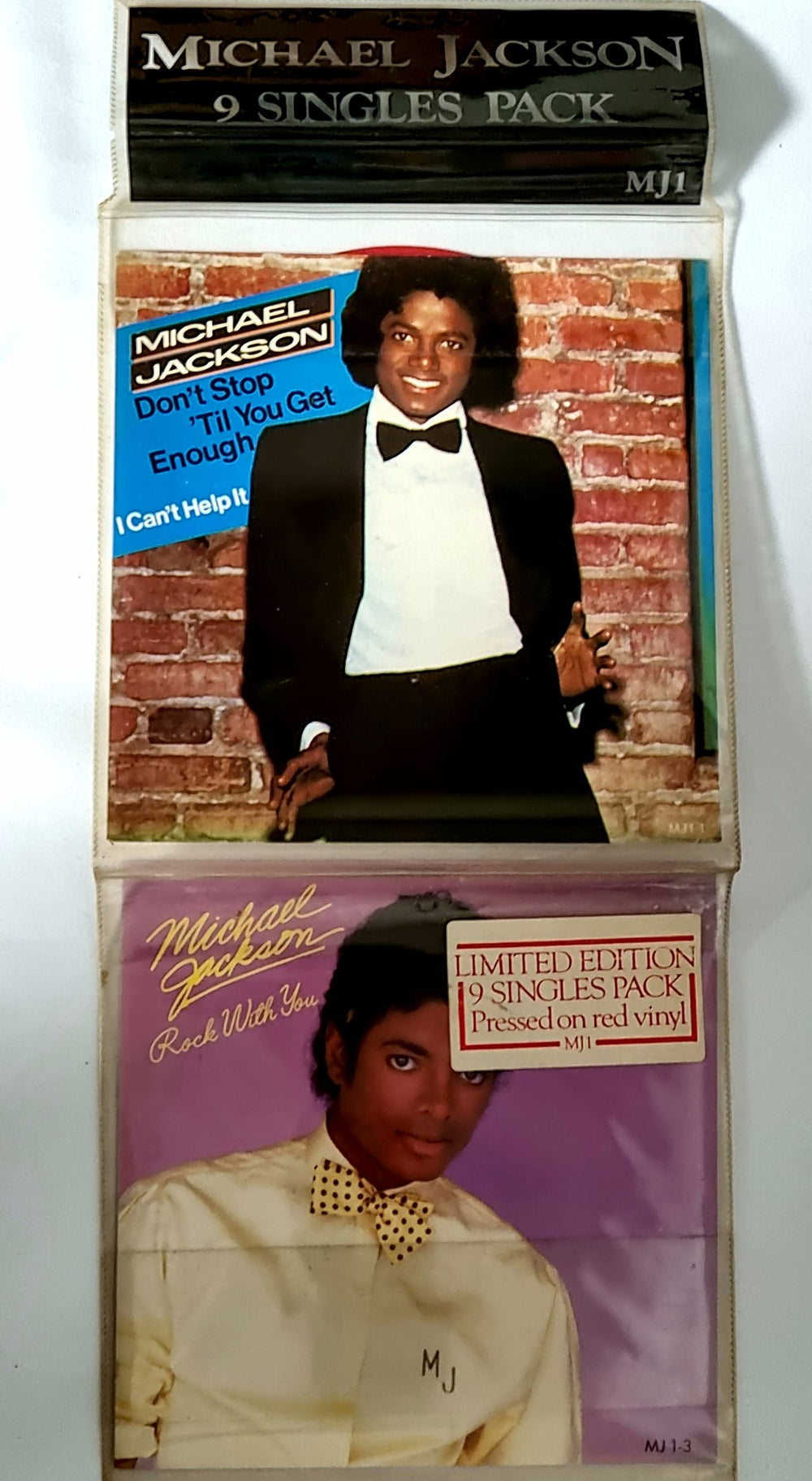 Michael Jackson 9 Singles Pack UK 7" vinyl single (7 inch record / 45) MJ1-9