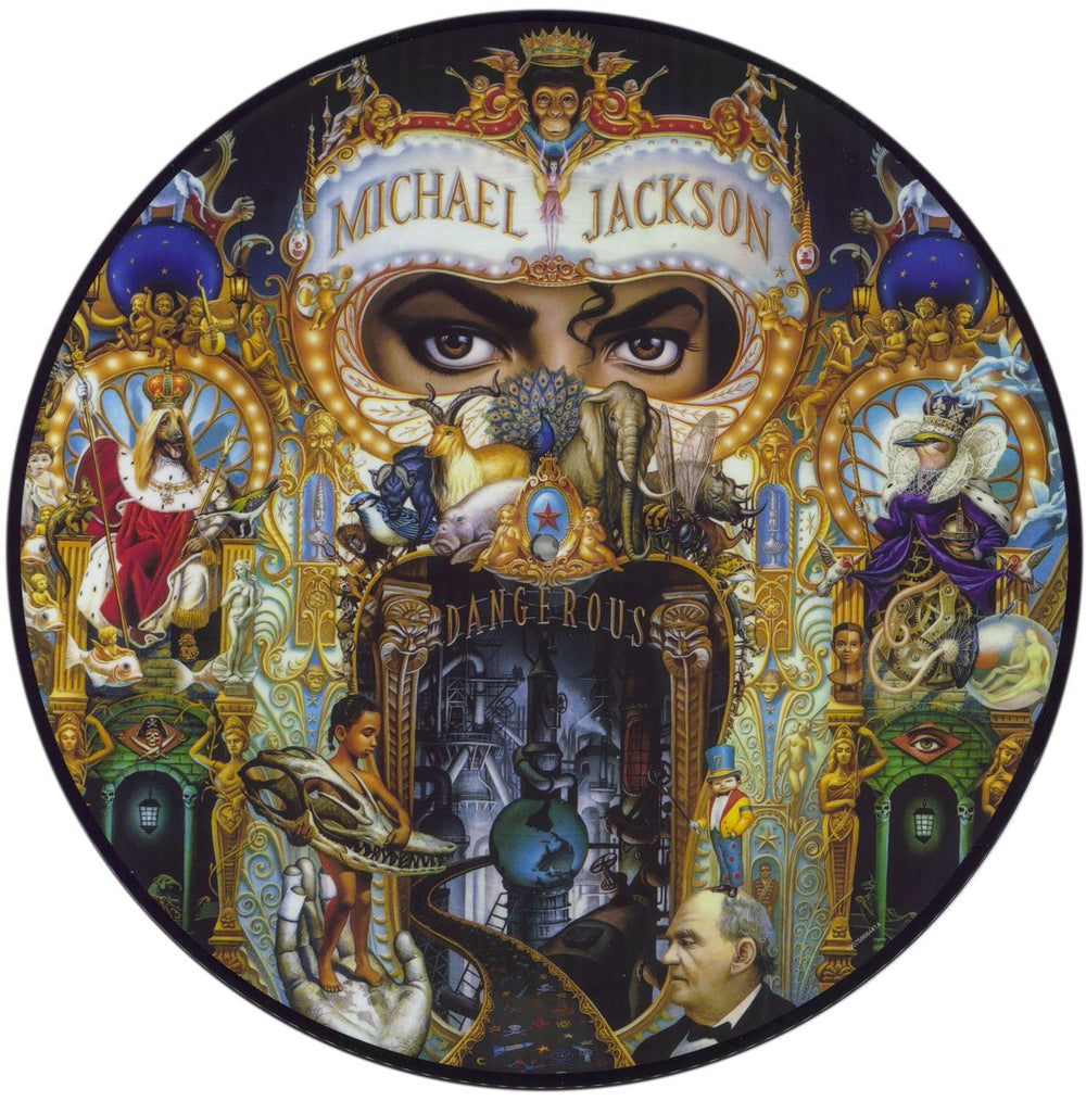 Michael Jackson Dangerous - Picture Disc Edition UK picture disc LP (vinyl picture disc album) 190758664415