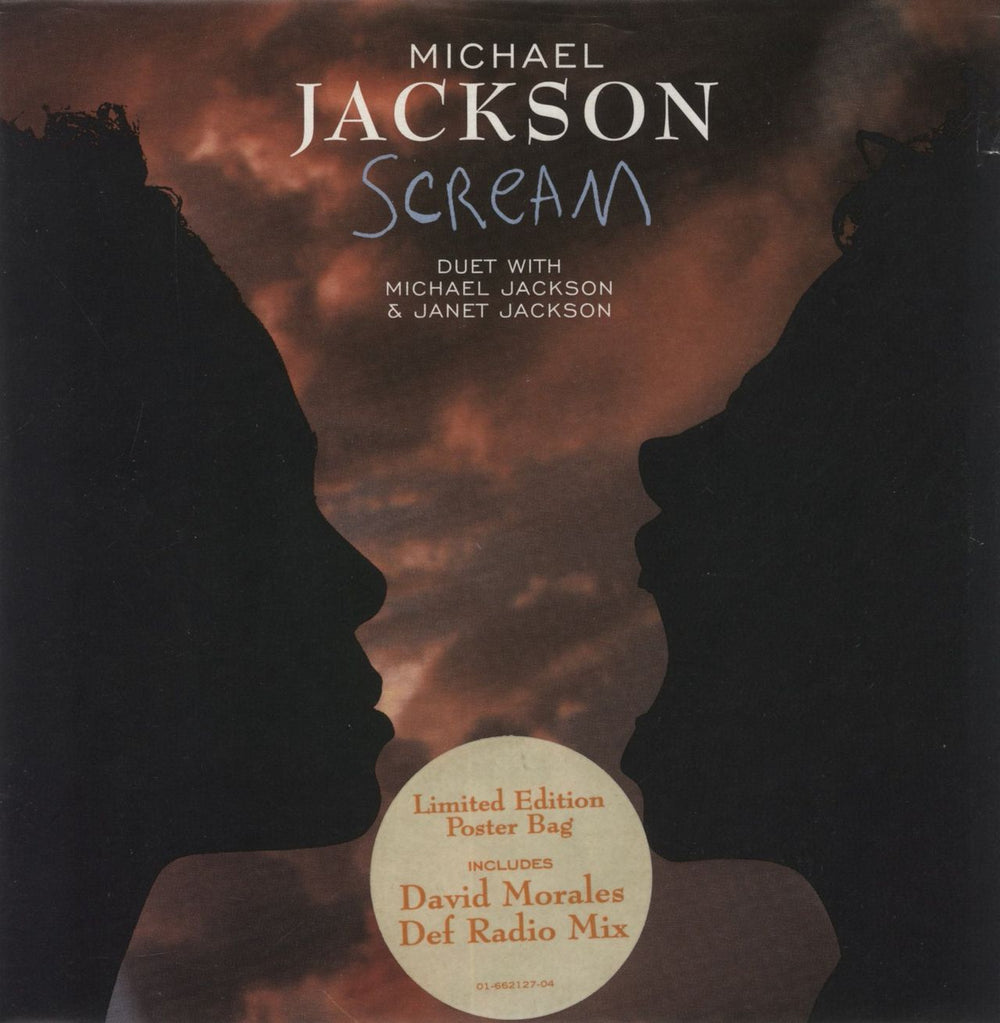 Michael Jackson Scream - Poster Sleeve UK 7" vinyl single (7 inch record / 45) 6621277