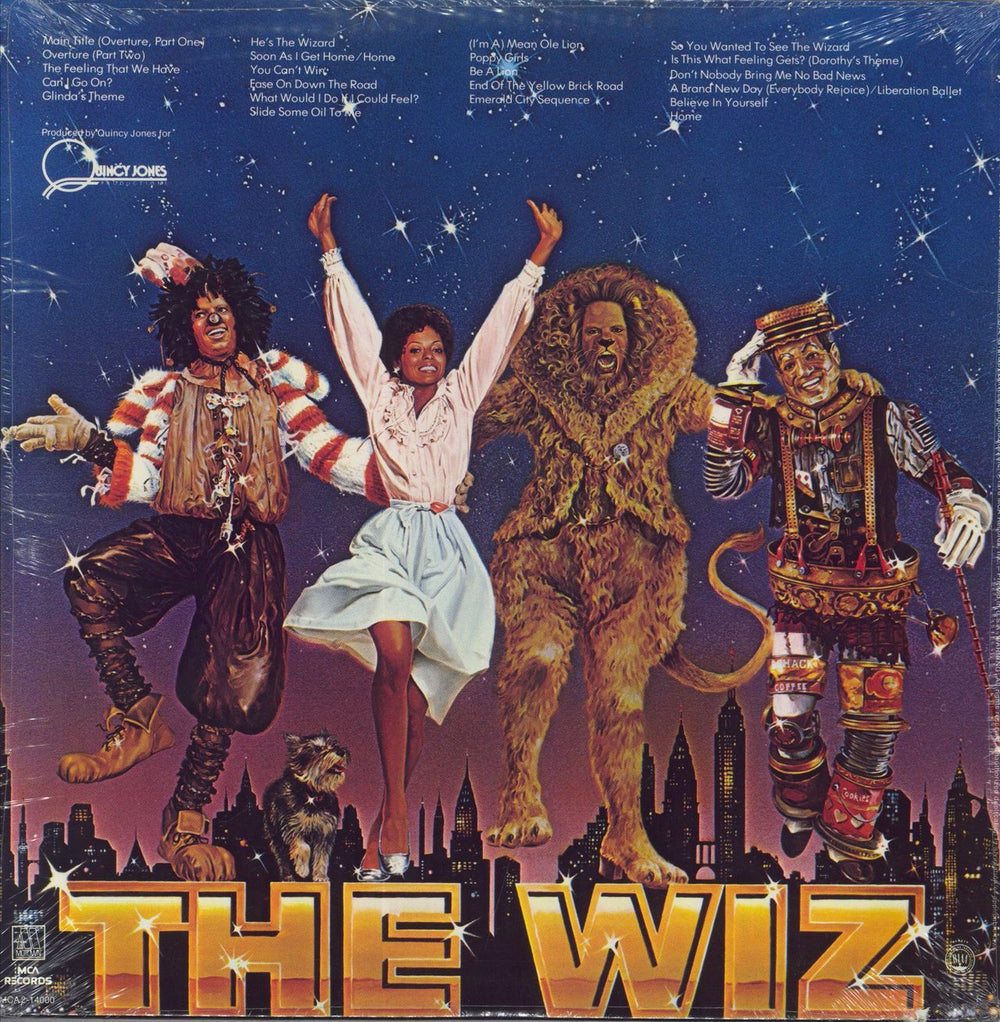 Michael Jackson The Wiz - Sealed US 2-LP vinyl record set (Double LP Album)