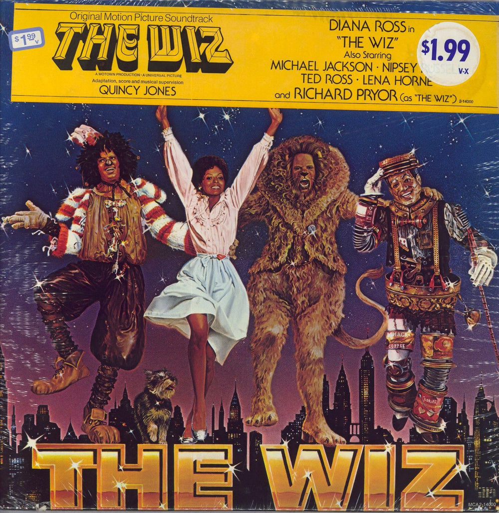 Michael Jackson The Wiz - Sealed US 2-LP vinyl record set (Double LP Album) MCA2-14000