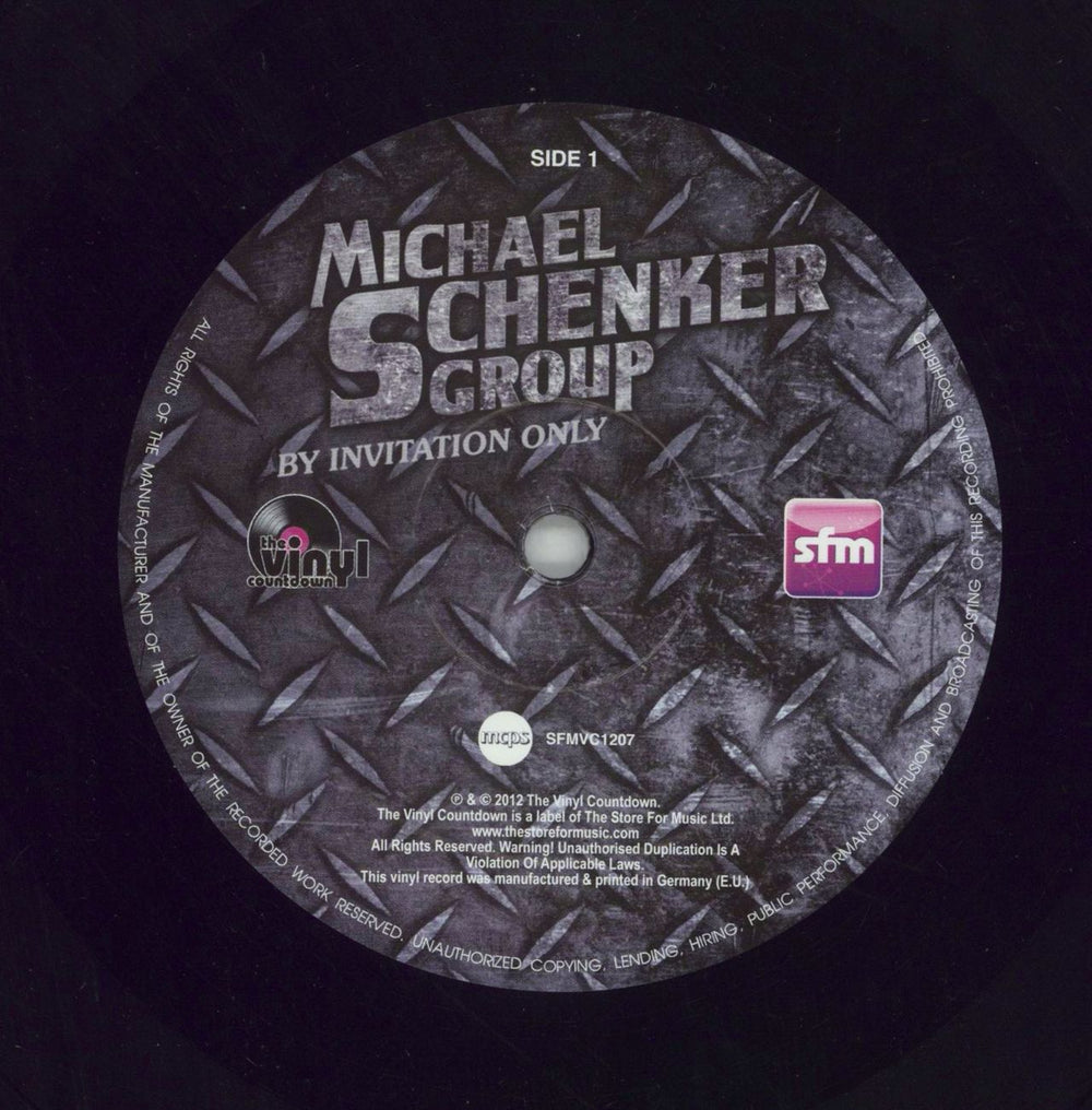 Michael Schenker Group By Invitation Only UK 2-LP vinyl record set (Double LP Album) MSG2LBY696077