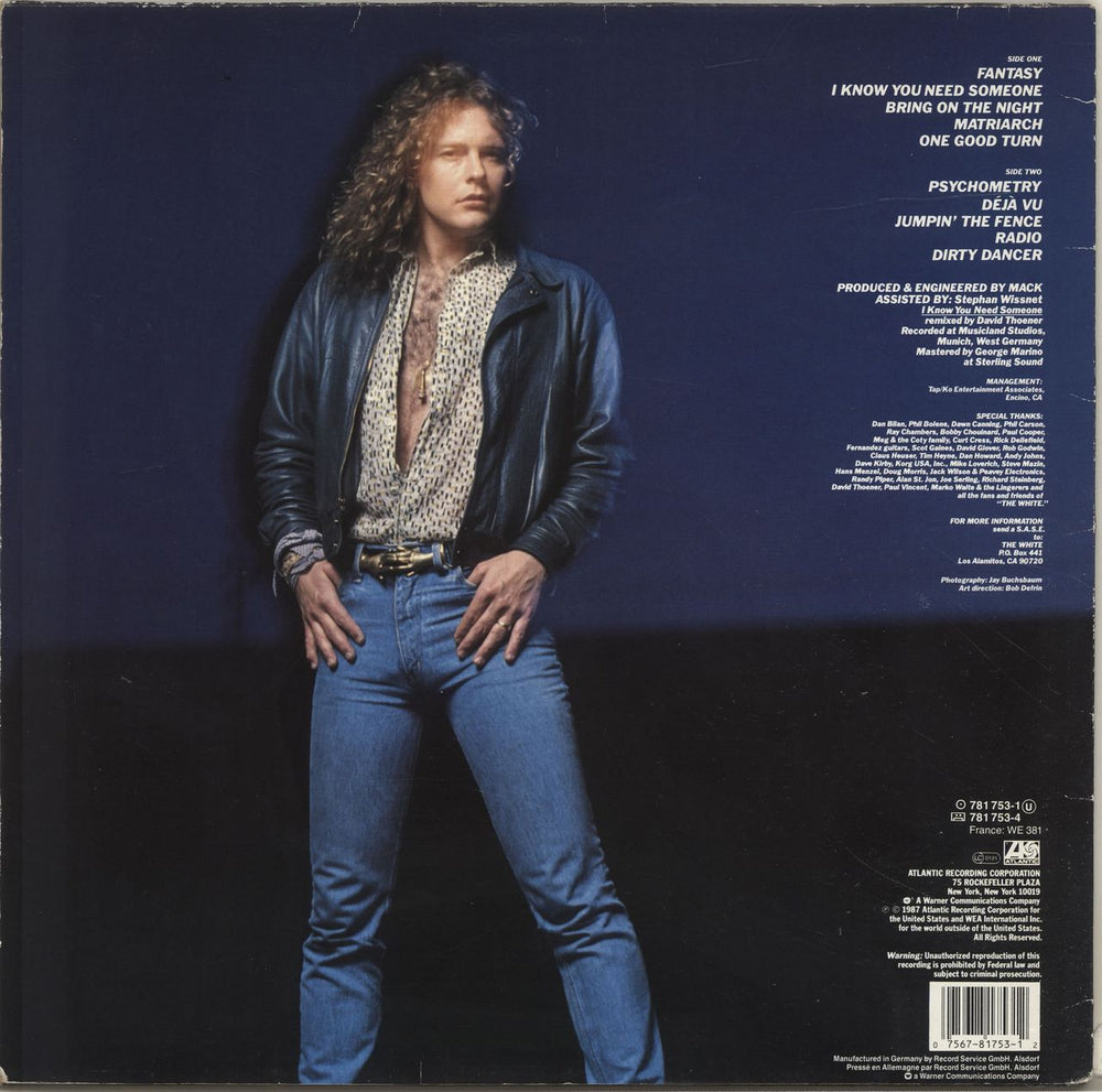 Michael White Michael White German vinyl LP album (LP record) 075678175312