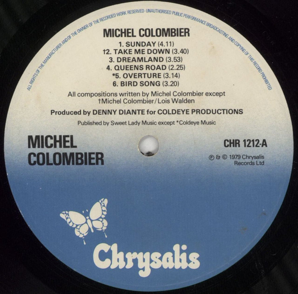 Michel Colombier Michel Colombier UK vinyl LP album (LP record) M8FLPMI525807