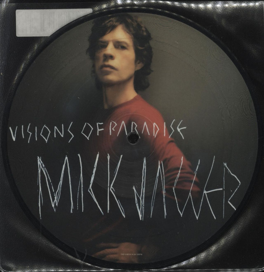 Mick Jagger Visions Of Paradise - Picture Disc Numbered Edition UK 7" vinyl picture disc (7 inch picture disc single) VUSP240