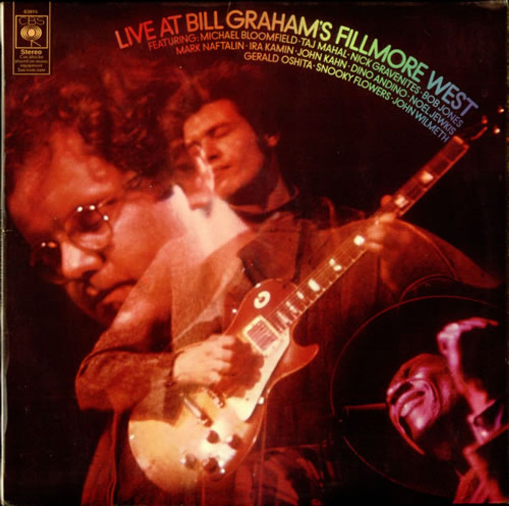 Mike Bloomfield Live At Bill Graham's Fillmore West UK vinyl LP album (LP record) 63816