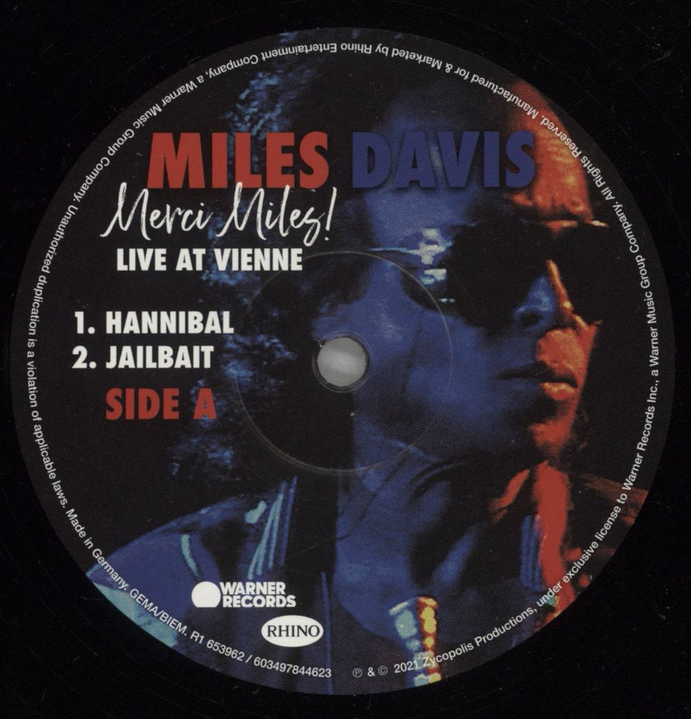 Miles Davis Merci Miles! Live At Vienne UK 2-LP vinyl record set (Double LP Album) MDA2LME777040