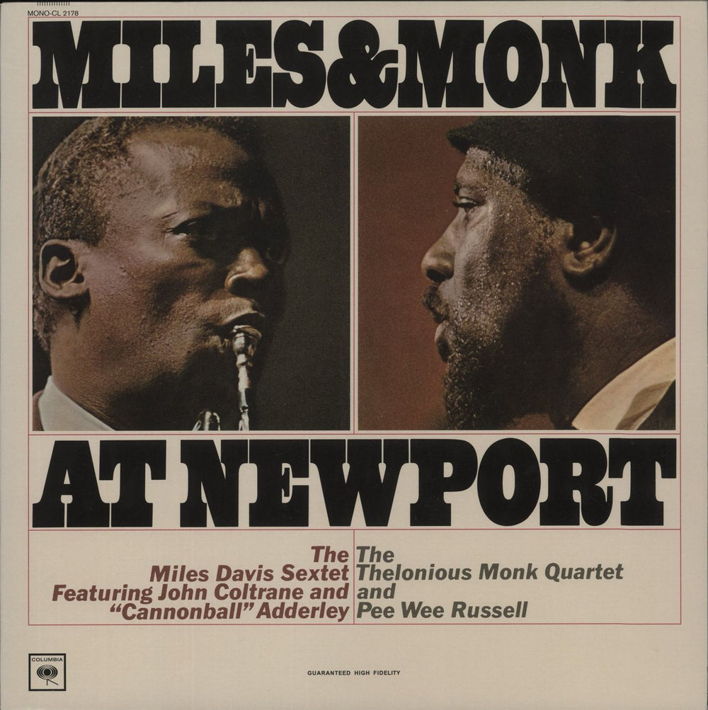 Miles Davis Miles & Monk At Newport - 180gm US vinyl LP album (LP record) 88883761001