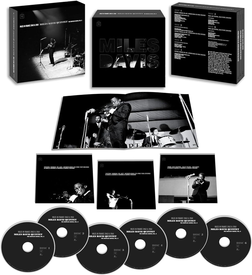 Miles Davis Miles In France 1963 & 1964 | The Bootleg Series, Vol. 8 - 6-CD Box Set - Sealed UK CD Album Box Set 198028016728