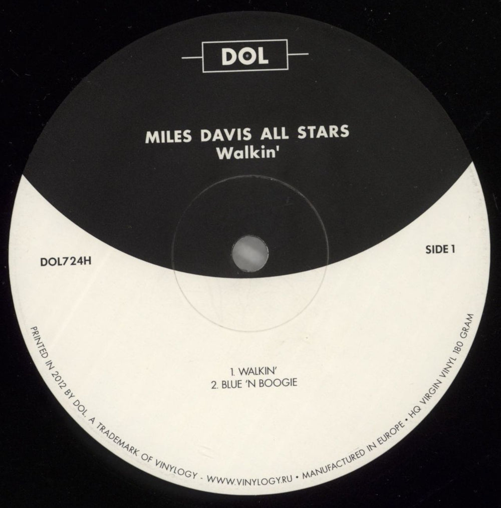 Miles Davis Walkin' - 180 Gram - EX UK vinyl LP album (LP record) MDALPWA864405