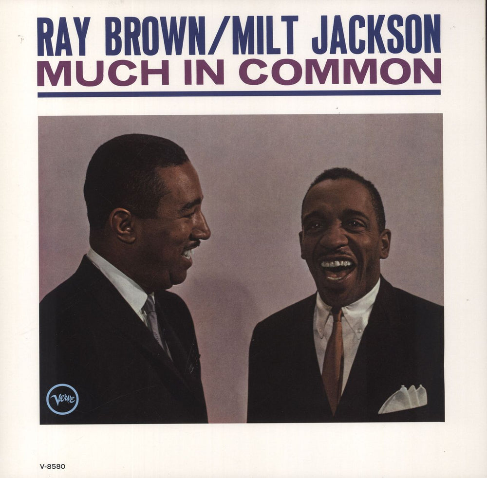 Milt Jackson & Ray Brown Much In Common - 180gm Vinyl + Booklet UK vinyl LP album (LP record) V-8580