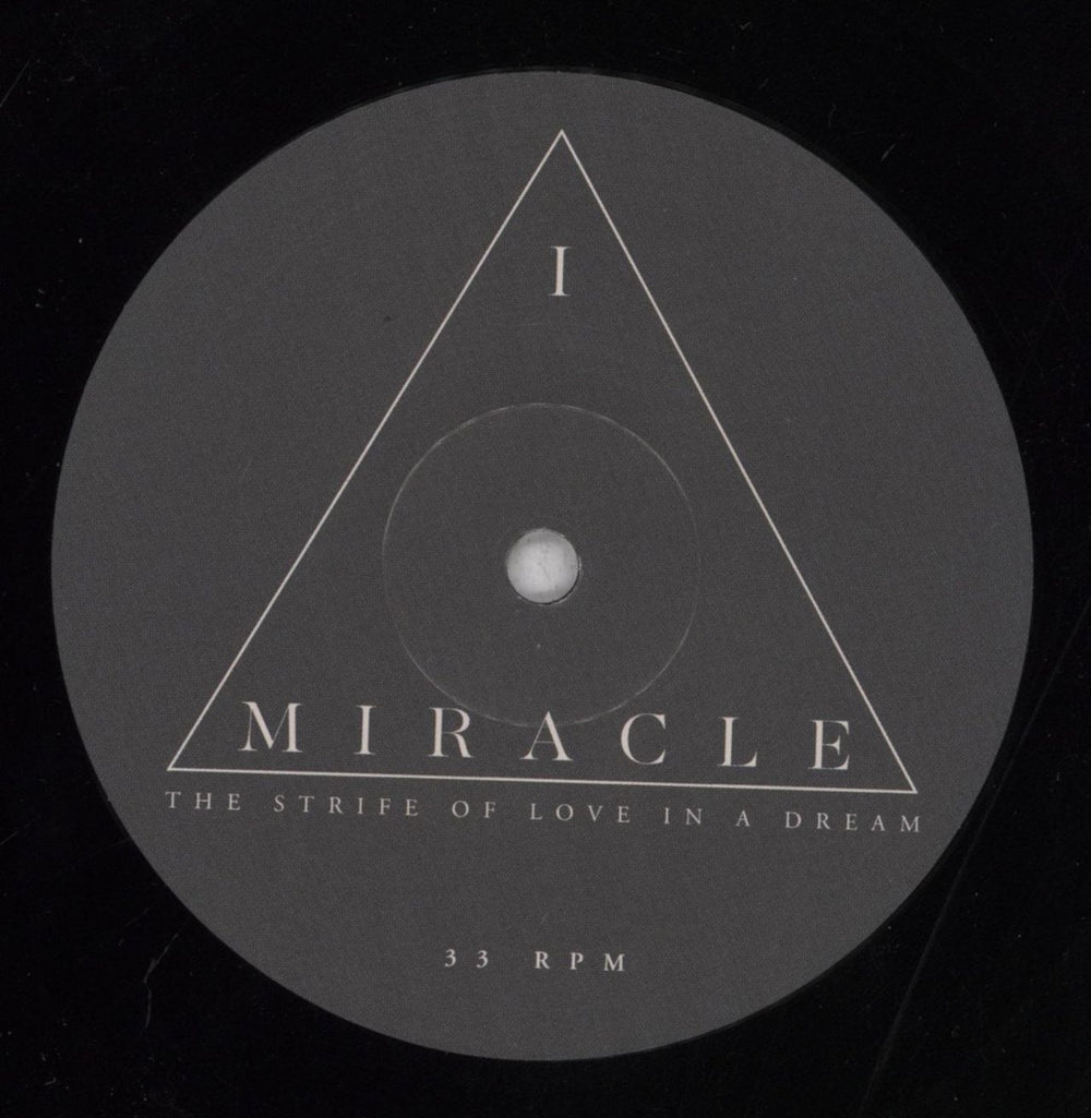 Miracle (Electronic) The Strife Of Love In A Dream UK vinyl LP album (LP record) 1K3LPTH839982