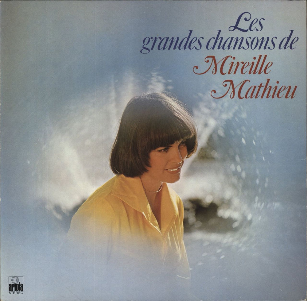 Mireille Mathieu Les Grandes Chansons De Mireille Mathieu German vinyl LP album (LP record) 89161IT