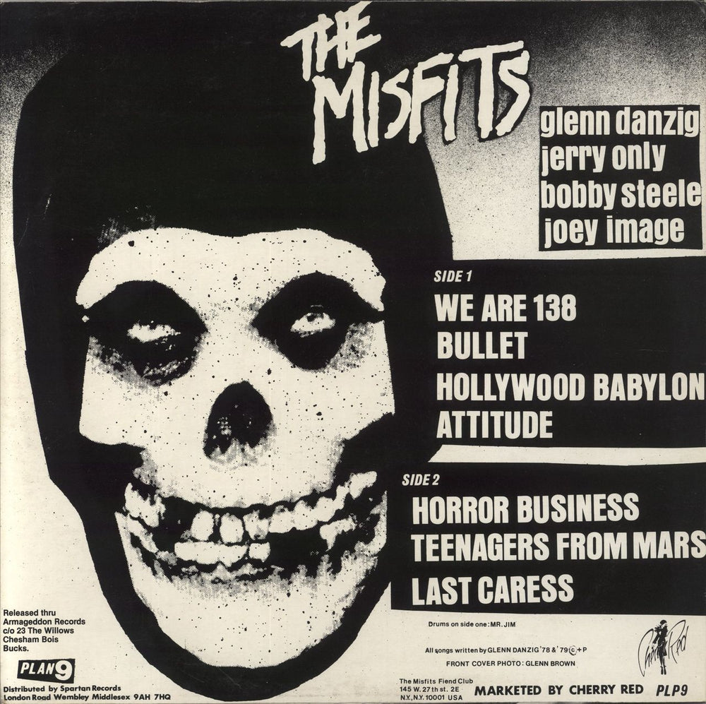 Misfits Beware UK 12" vinyl single (12 inch record / Maxi-single)
