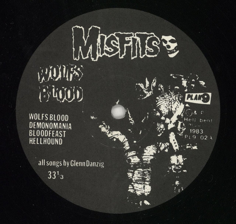 Misfits Earth A.D / Wolfs Blood US vinyl LP album (LP record) MFTLPEA747486