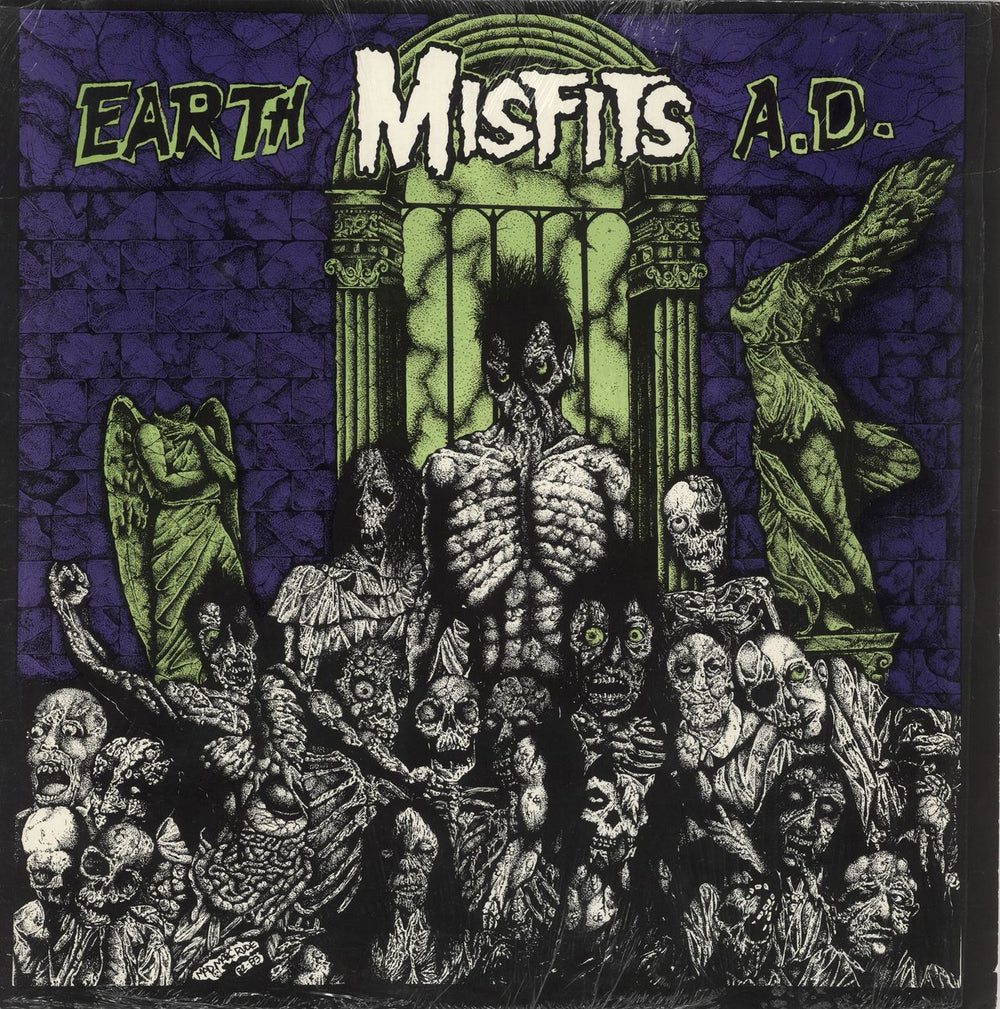 Misfits Earth A.D / Wolfs Blood US vinyl LP album (LP record) PL9-02