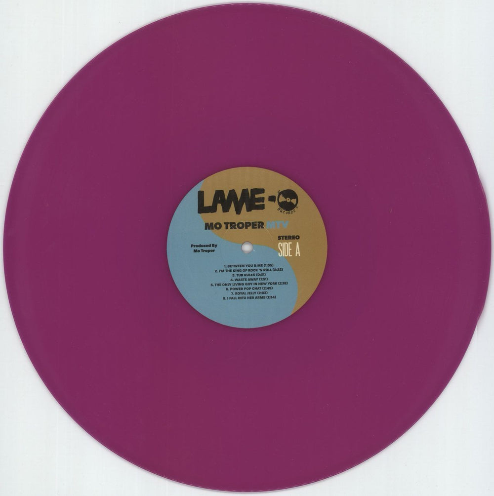 Mo Troper MTV - Violet Vinyl US vinyl LP album (LP record) 9QELPMT871905