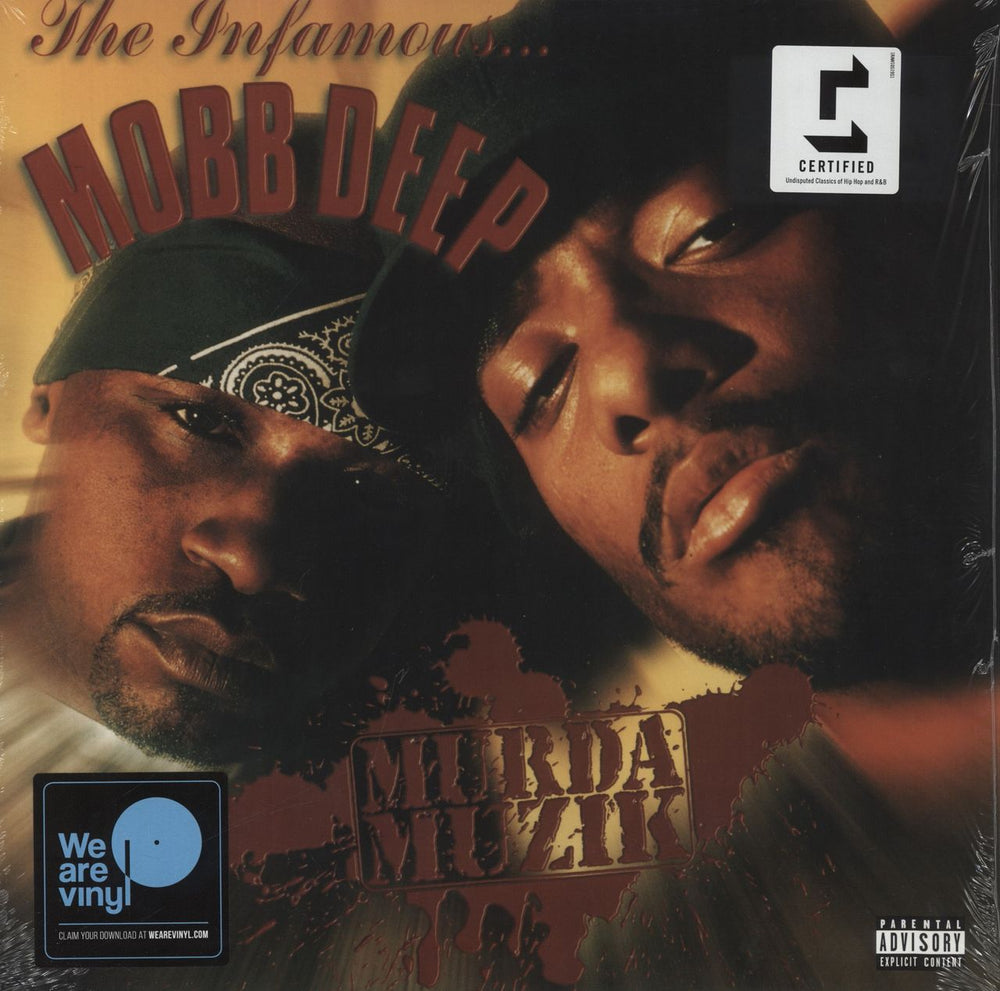 Mobb Deep Murda Muzik UK 2-LP vinyl record set (Double LP Album) 19075829711