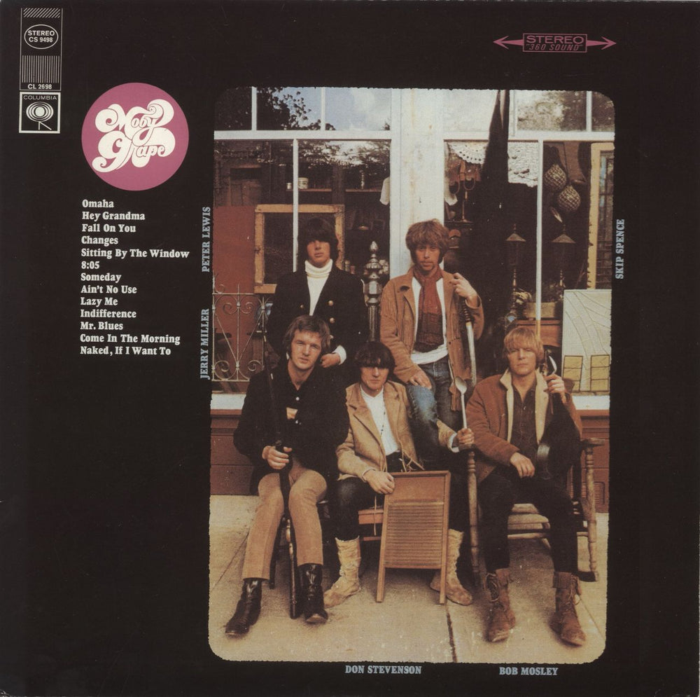 Moby Grape Moby Grape US vinyl LP album (LP record) CS9498